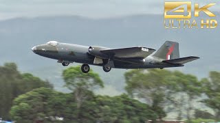 English Electric Canberra bomber flying in 2024 Airshows Downunder Shellharbour [upl. by Lain]