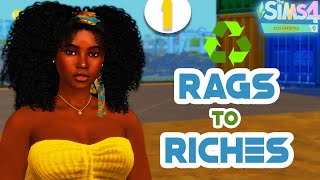 NEW LP♻️ Recycled Rags to Riches ♻️The Sims 4 Eco Lifestyle 🌿1 THIS HARD [upl. by Infield195]