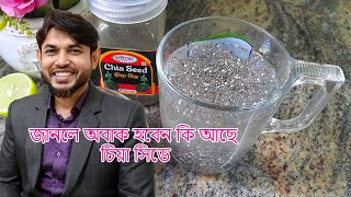 চিয়া সিড চিয়া সিড এর উপকারিতা ও অপকারিতা dayat recipe dr jahangir kabir Chia seeds for weight loss [upl. by Alicec]