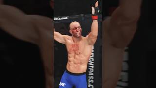 GSP vs Matt Hughes highlights ufc easportsufc mma ufc4 [upl. by Leacock809]