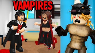 I Was A WEREWOLF In A VAMPIRE Only Server Roblox Brookhaven RP [upl. by Rogerson]