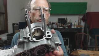 AM6 Engine Assembly Guide  Part 5  Crankcase preparation amp assembly [upl. by Dadirac720]