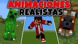 👉 Instalar ACTIONS amp STUFF para Minecraft 121 ANIMACIONES REALISTAS para Minecraft Bedrock 121 [upl. by Erleena]