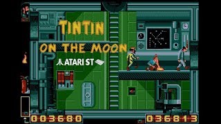 Tintin on the Moon  Atari ST1989 [upl. by Neddra]