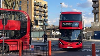 A few buses at Walthamstow Central 1521 [upl. by Llehsem]