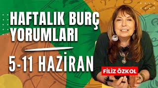 FİLİZ ÖZKOL İLE HAFTALIK BURÇ YORUMLARI  5  11 HAZİRAN [upl. by Vish541]