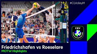 Vfb Friedrichshafen vs Knack Roeselare  MOTW Highlights  CLVolleyM [upl. by Anahc]