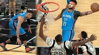 NBA 2k17 MyCAREER  Crazy NBA Championship Rematch Westbrook Ankle Breaker  Mean Poster Ep 113 [upl. by Nathanial135]