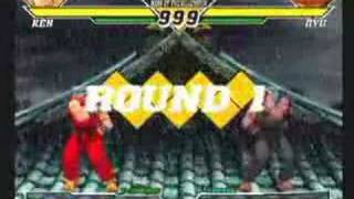 CVS2Ken amp Ryu vs Capcom Bosses [upl. by Ecinaj286]