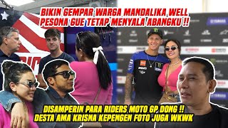 BIKIN HEBOH DI MANDALIKA PESONA GUE GA KALAH AMA PARA RIDERS  SIDAK MANDALIKA MOTO GP 2024 [upl. by Sperling]