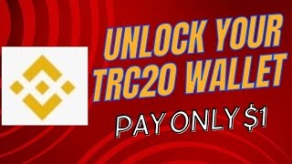 How to get your TRC20 wallet address on binance and pay just 1 on transfer fee on USDT [upl. by Novahs]