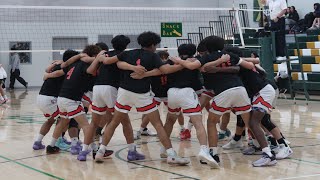 James Logan vs Moreau Catholic JV Boys Volleyball 2024 [upl. by Beedon]