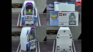 Tomica RideOn Toy Story 01 Buzz Lightyear and Spaceship [upl. by Revned840]