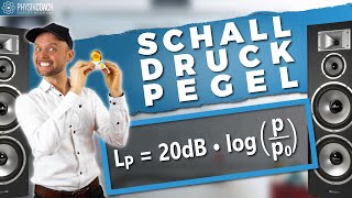 Schalldruckpegel berechnen  Physik für Mediziner  Physik Grundlagen [upl. by Apps]