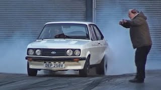 Cosworth YB Mk2 Escort RS2000 runs 1074 at 127 mph [upl. by Dahc571]