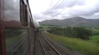 quotDuchess of Sutherlandquot  Carnforth to Shap Summit  24th July 2010 [upl. by Adaynek]