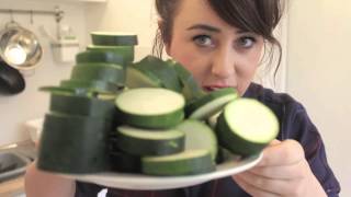 Quick amp Easy Courgette Soup  HealthyHappyLife [upl. by Amhser354]