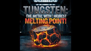 Why Tungsten Has the Highest Melting Point of Any Metal [upl. by Jaymie505]