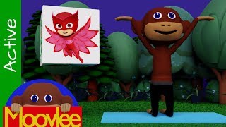 Yoga For Kids A PJ Masks Yoga Game [upl. by Akinej]