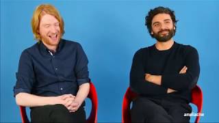 Domhnall Gleeson and Oscar Isaac Funny Moments [upl. by Nairrod]