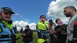 Lancashire Police Down ProPalestinian Drone at BAE Systems Blackburn Demo 🇵🇸🇮🇱🚁👮🤬 [upl. by Dilisio]