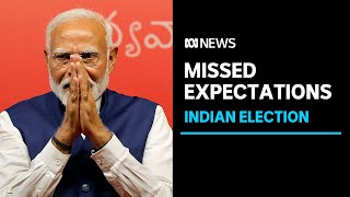 What cost Narendra Modi a landslide victory in the Indian election  ABC News [upl. by Emmott]