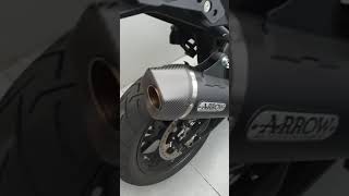 ARROW Exhaust Sound  NO DbKiller  KTM 1290 Super AdventureS [upl. by Philipson]