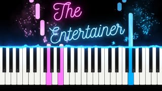 Scott Joplin  THE ENTERTAINER  Piano Tutorial with SHEET MUSIC [upl. by Atinnod]