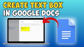 How to Create a Text Box in Google Docs [upl. by Oicneserc]