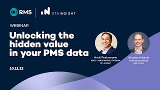 WEBINAR Unlocking the hidden value in your PMS data with OTA Insight [upl. by Bickart]