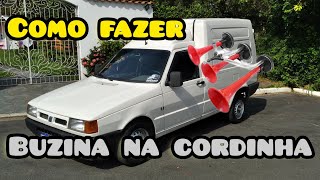 como fazer buzina verdureira na cordinha na fiorino fácil e rápido passo a passo [upl. by Eshman466]