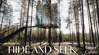 Mirror Cube Treehotel  Tiny Treehouse Tour in Swedish Lapland [upl. by Ines]