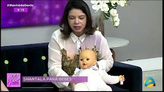 Manhã da Gente  Shantala para bebês conheça essa técnica de relaxamento [upl. by Obadiah]