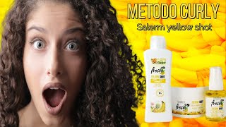 Tutorial METODO CURLY  Salerm Biokera Yellow Shot [upl. by Ahar]