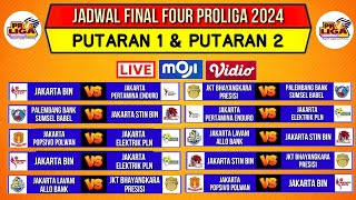 Jadwal Final Four Proliga 2024Jadwal Proliga Final Four Putaran 1 amp Putaran 2Top SkorLive Moji [upl. by Imoyik]