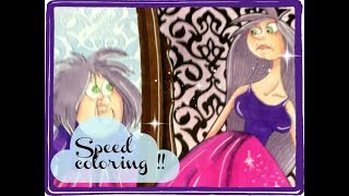 Speed coloring 1  coloriage pour adulte [upl. by Cloris]