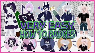 Roblox  How to Get ALL New 5 BADGES  MORPHS in FUNDAMENTAL PAPER EDUCATION 3D  ROLEPLAY UPDATE [upl. by Elyn]