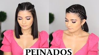 LOS PEINADOS MAS FACILES PARA CABELLO CORTO  Bessy Dressy [upl. by Bryce]