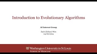 Introduction to Evolutionary Algorithms [upl. by Aiyn]