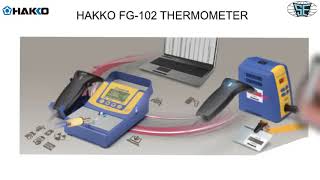 Hakko thermometers FG100BFG101 amp 102Introduction [upl. by Samson392]