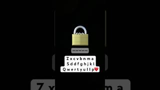 Qwertyuioplkjhgfdsazxcvbnm🔐 [upl. by Erot]