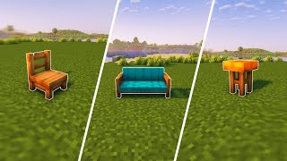 Minecraft The Another Furniture Mod Showcase  This Mod Adds a Lot of Furniture  Fabric 1192 [upl. by Gibrian]