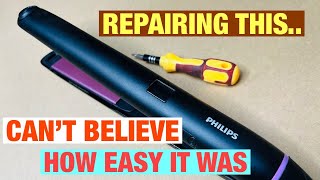 HOW to REPAIR PHILIPS hair STRAIGHTENER [upl. by Katharine]