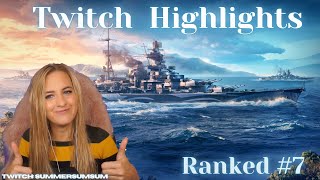 Ranked 7 World of Warships  Sep24  Twitch Highlights  Summersumsum [upl. by Pump]