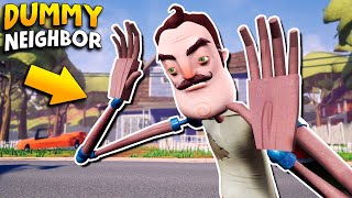 The Neighbor BECAME A DUMMY AGAIN  Hello Neighbor Gameplay Mods [upl. by Bryon]