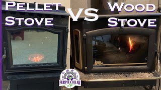 Pellet Stove VS Wood Stove Detailed comparison and review [upl. by Hands]