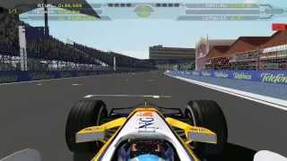 F1C ING Renault F1 Team R28 Valencia Circuit with Fernando Alonso Mod Free One 2008 HD [upl. by Ruby]