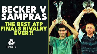 Boris Becker vs Pete Sampras The GREATEST ATP Finals Rivalry Ever [upl. by Marra]