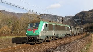 Petite journée ferroviaire dans la courbe de Montferrand [upl. by Naejamron962]