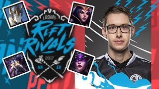 Everything BJERGSEN did at RIFT RIVALS  TSM BJERGSEN HIGHLIGHTS 2017  LeagueOfLegends [upl. by Eugenides]